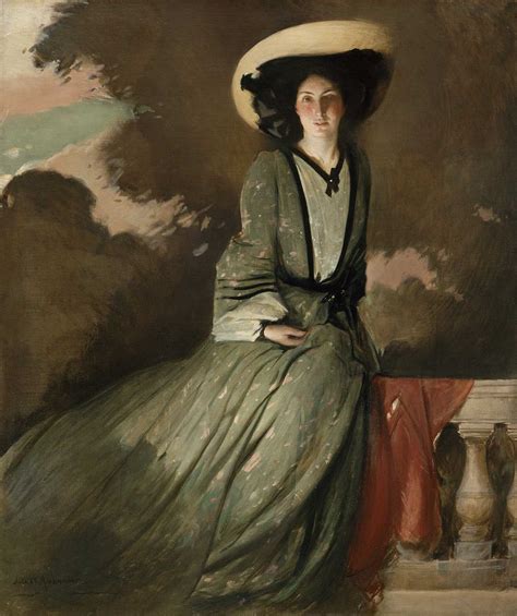 Portrait Of Mrs John White Alexander By John White Alexander Kalligone