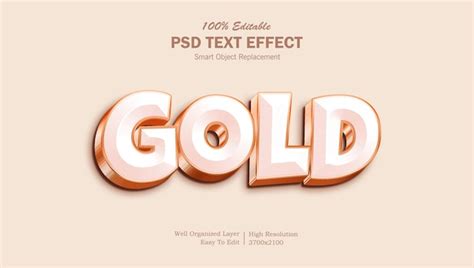 Premium Psd Golden Black 3d Psd Editable Text Effect