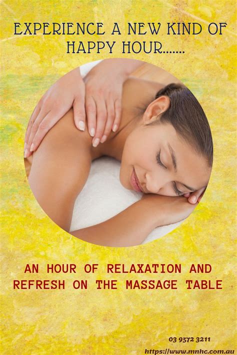 Experience A New Kind Of Happy Hour With Our Remedial Massage Remedial Massage Natural