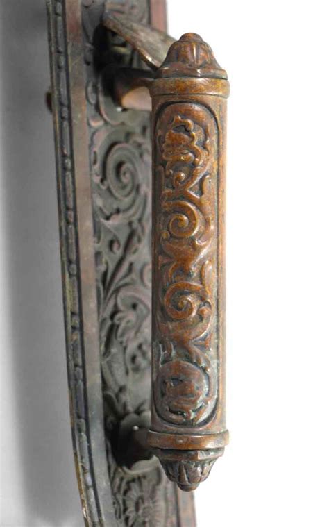 Highly Ornate Bronze Door Pulls Olde Good Things