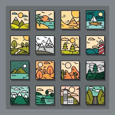 Tropical Landscape Free Vector Art - (4,546 Free Downloads)