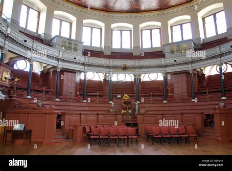 Interior Of Sheldonian Theatre Oxford Uk Stock Photo Alamy