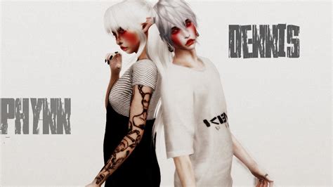The Sims 4 Create A Sim Albino Tumblr Twins Youtube