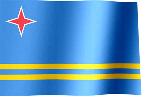 Flag Of Aruba  All Waving Flags