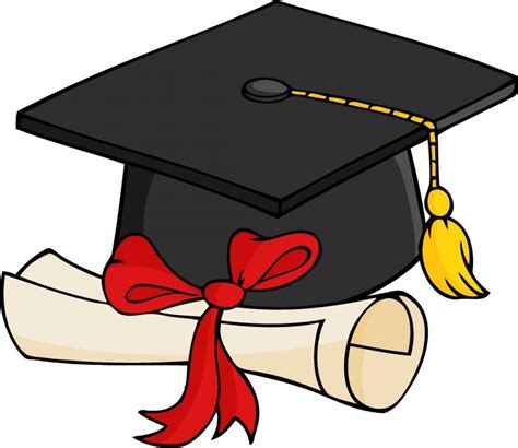 Free 2017 Graduation Clip Art Layout Best Graduation Cap And Gown
