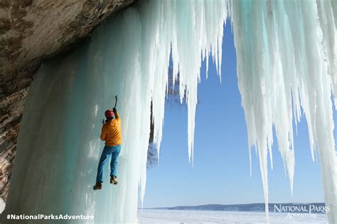 Ice Climbing In Pictured Rocks National Lakeshore National Parks