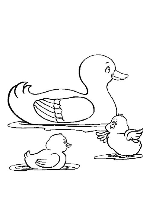 kleurplaten dieren Kleurplaten dieren, eenden
