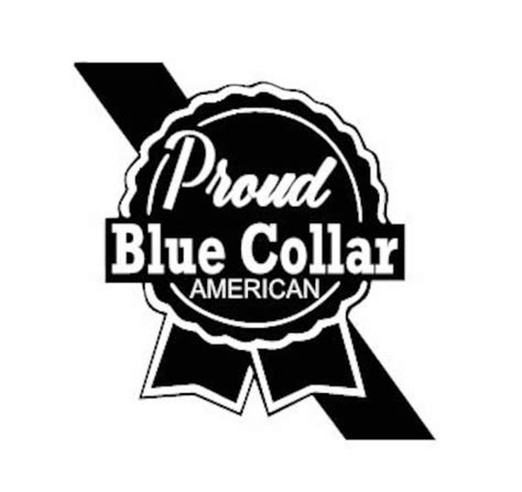 Proud Blue Collar American Decal Outdoors Decal Hiking Etsy