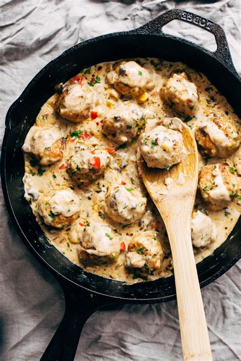 Healthy chicken meatballs made of ground chicken, garlic, onion and lemon juice. Cajun Chicken Meatballs in Tasty Cream Sauce Recipe ...