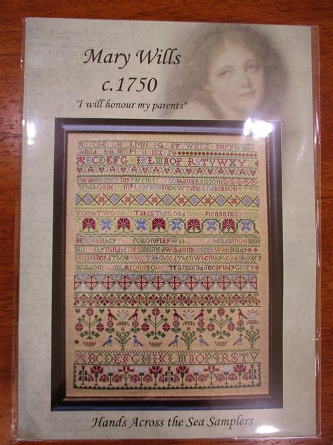 Mary Wills Sampler Alison Cole Embroidery