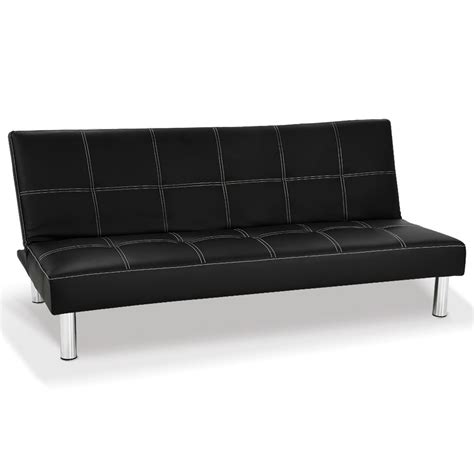 Sarantino Chelsea Sofa Bed Faux Leather Art Deco Co
