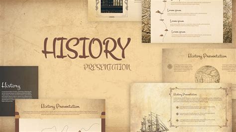 History Powerpoint Template