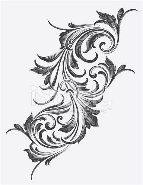 Victorian Acanthus Scrollwork Stock Photo Royalty Free Freeimages