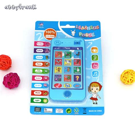 Abbyfrank Russian Language Kids Learning Educational Toys Phone