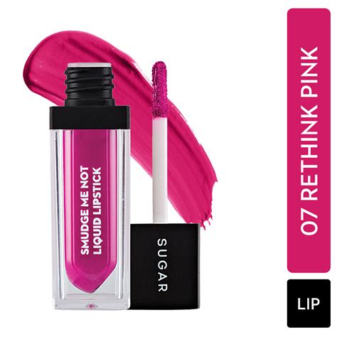 Buy Sugar Cosmetics Smudge Me Not Liquid Lipstick 07 Rethink Pink Fuchsia 45 Ml Online