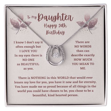 This Beautiful Message Card And Stunning Necklace Make The Perfect