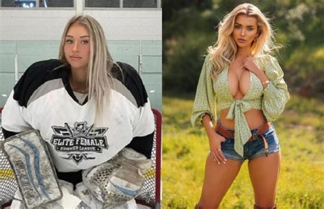 Gorgeous Female Hockey Goalie Mikayla Demaiter Burns Down Instagram