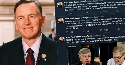 Rep Paul Gosar Posts Series Of Tweets To Spell Epstein Didnt Kill