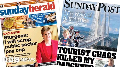 Scotlands Papers Sturgeon To Scrap Pay Freeze