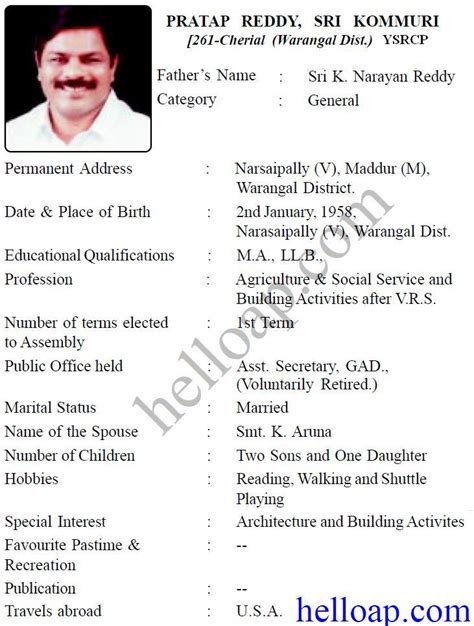 Ysr rythu bharosa list 2021 is now available. Profile of Kommuri Pratap Reddy - Cherial Constituency ...