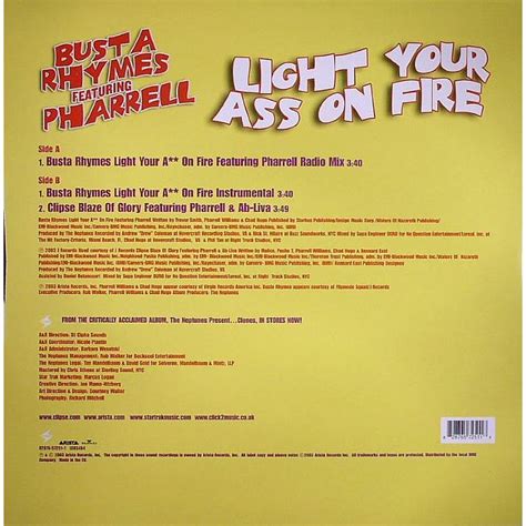Light Your Ass On Fire Busta Rhymes Mp3 Buy Full Tracklist