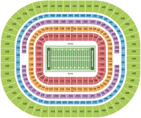 edward jones dome seating chart edward jones dome event tickets and schedule