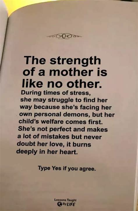 The Strength Of A Mother Mommy Quotes My Children Quotes Mothers Love Quotes