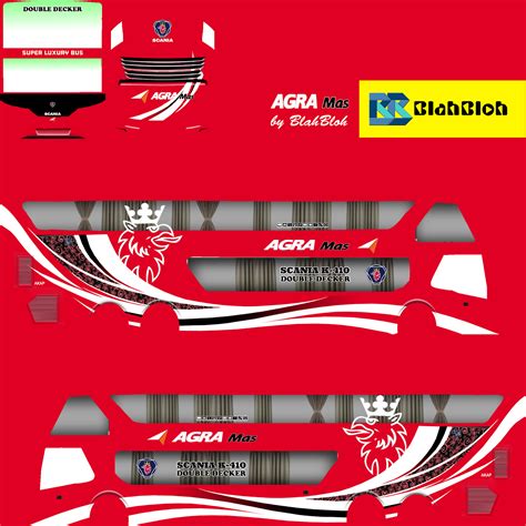 Double Decker Livery Bussid Hd Jernih Doraemon / Double Decker Livery