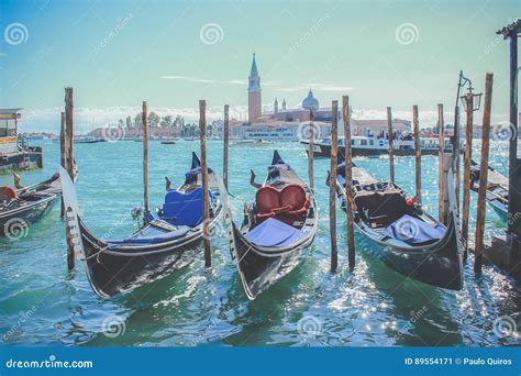 Boats In Venice Italy Editorial Photo Image Of Right 89554171