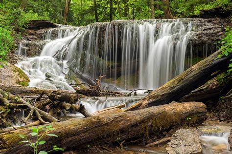 The Falls On Weavers Creek In Owen Sound Ontario Canada Photograph By
