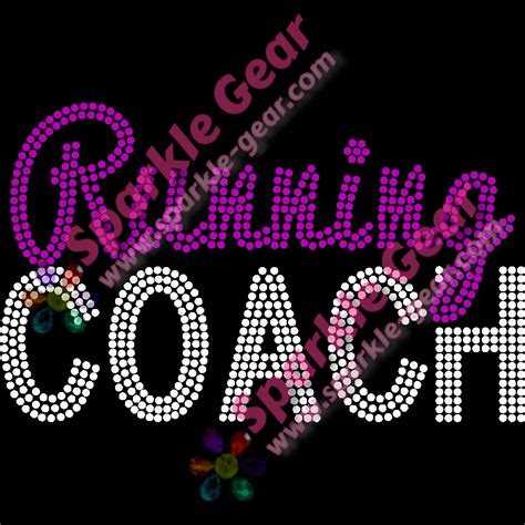 Running Coach Bling Transfers By Sparkle Gear