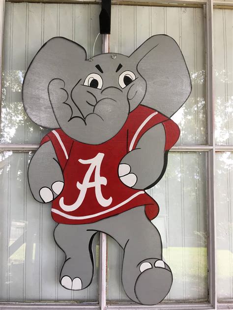 Alabama Decor Alabama Door Hanger Alabama Crafts Football Door