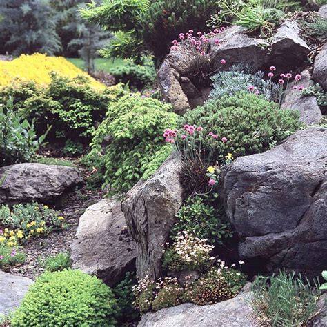 Divide the total area by 12 to get the cubic inch in volume. Rock Garden Design Ideas | Better Homes & Gardens
