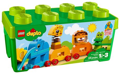 Lego Duplo 10863 Pas Cher Mon Premier Train Des Animaux