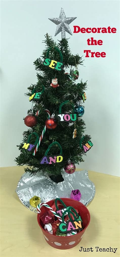Students get to decorate the tree however they would like. They can