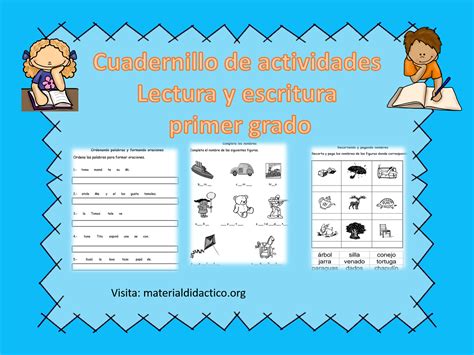 Cuadernillo De Actividades Lectura Y Escritura Primer Grado