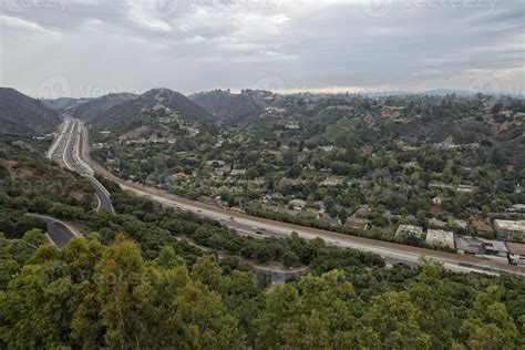 Los Angeles Congested Highway 12214643 Stock Photo At Vecteezy