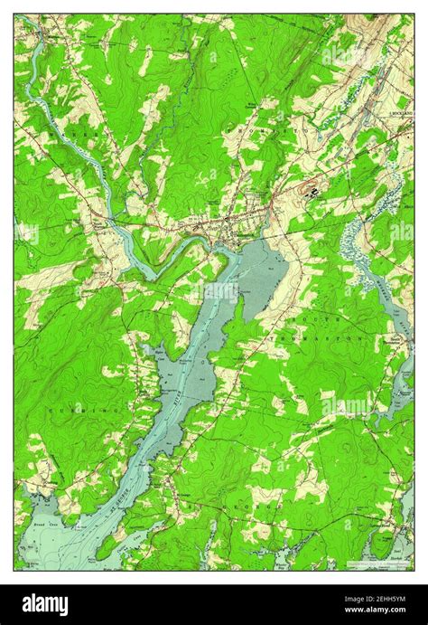 Thomaston Maine Map 1955 124000 United States Of America By