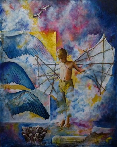 Flight Of Icarus Painting At PaintingValley Com Explore Collection Of