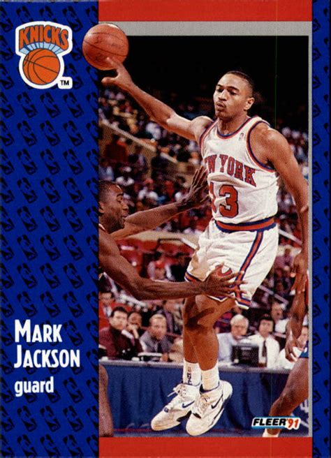 1990 hoops basketball mark jackson card #205 menendez brothers. 1991-92 Fleer #137 Mark Jackson - Basketball