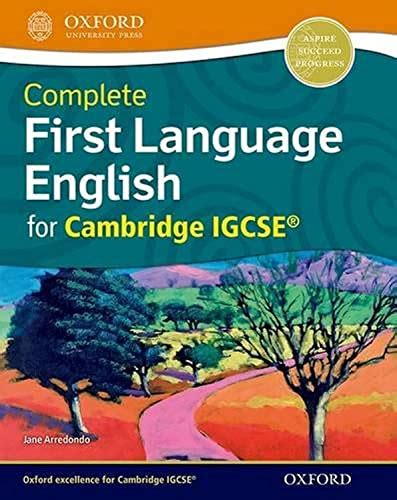 Complete First Language English For Cambridge Igcse R By Jane