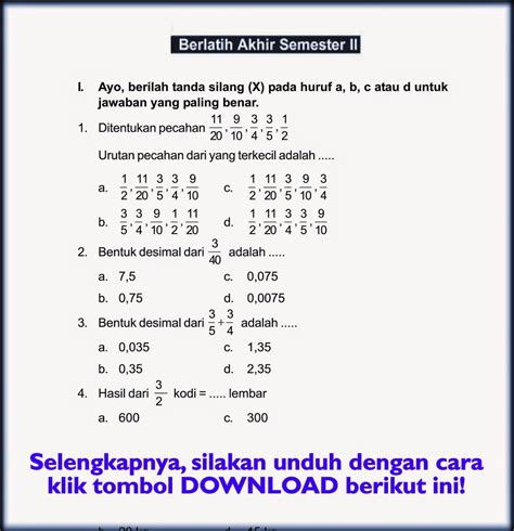 12+ Soal Matematika Kelas 6 Bilangan Bulat Pictures