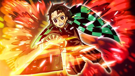 Firefighter shinra kusakabe hd fire force wallpapers hd. Demon Slayer Tanjiro Kamado With Sword On Fire HD Anime ...