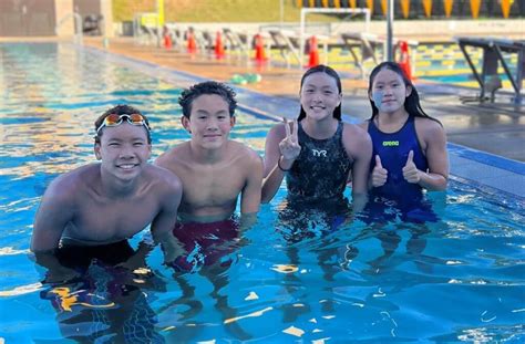 Santa Clara Swim Club Quartet Breaks 13 14 Nag Relay Records