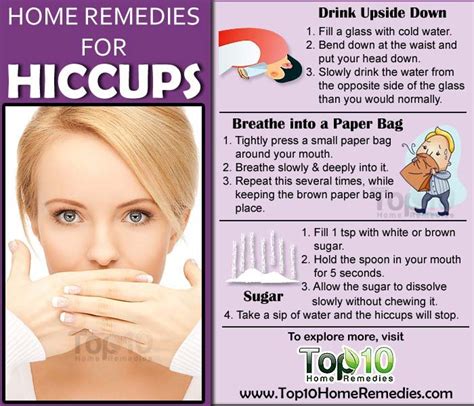 Home Remedies For Hiccups Top 10 Home Remedies
