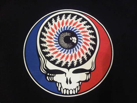 Stealie Metal Art Sign Dead Head Wall Art Steal Your Face Art Grateful