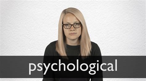 Check spelling or type a new query. How to pronounce PSYCHOLOGICAL in British English - YouTube