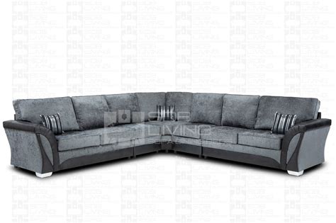 SALE LARGE FARROW SHANNON Sofa C Range Black Grey Corner Sofa Chair EBay