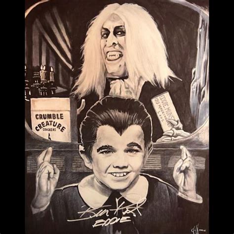 Art 8x10 Eddie And Zombo Signed By Butch Patrick The Munsters