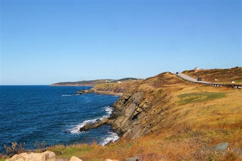 Near Inverness Cape Breton Nova Scotia Scenery Along The Cabot Trail On The Atlantic Ocean